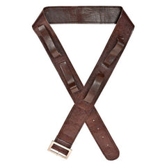 Brown belt with four sword holsters medieval costume