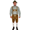 Brown Leather Lederhosen - Eagle Design