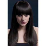 Brown long blunt cut Fever Alexia wig