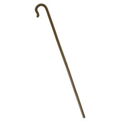 Brown shepherd’s staff costume prop 143cm with 4-piece assembly for nativity, biblical or Little Bo Peep costumes