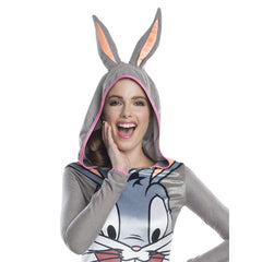 Adult Bugs Bunny tutu costume with hood and ears