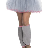 Bugs Bunny tutu costume, close up of skirt and leg warmers.