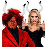 Bull horns headband is ideal for horror theme parties