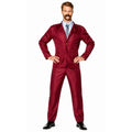 Burgundy Newsreader Suit – Men's 70s Costume