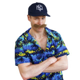 Brown bushy moustache will change your look