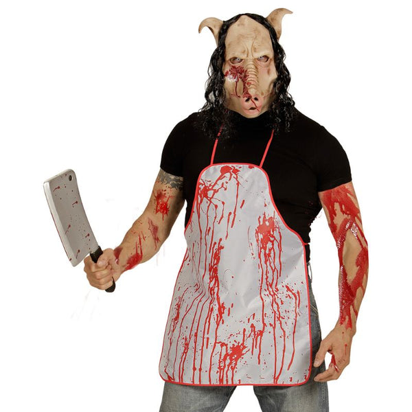 Butcher Shop Pig Mask – Latex Halloween Accessory – Cracker Jack ...