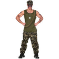 Camo Soldier Costume – Adult Men