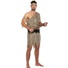 Caveman Men’s Costume – Leopard Print Tunic Set