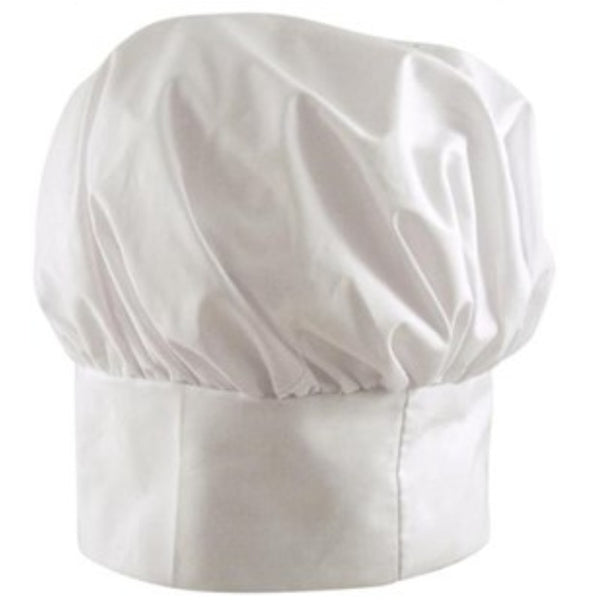 Chef hat in cotton, adult size.