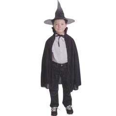 Child Cape and Hat, high collar and ties at the front.