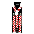 Christmas Stripe Suspenders – Adjustable Adult Costume