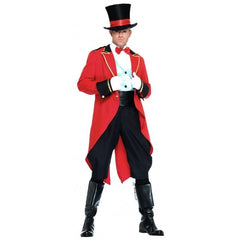 Circus Ring Master costume with jacket, top hat, and bow tie for hire in Brisbane
