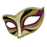 classic mask glitter highlights purple.
