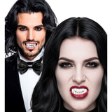 White novelty vampire teeth costume accessory for spooky dress-up