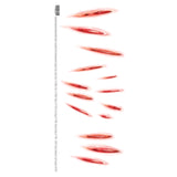 Tinsley fx temp tattoo claw marks trauma, freshen up with a little fake blood.