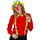 Clown bow tie and foam nose costume accessories