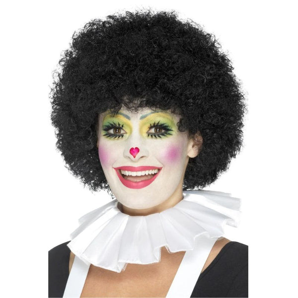 Clown Neck Ruffle, White
