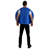 Blue Coloured Chocolate adult novelty costume back view