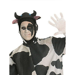 Comical Cow, adult with udder and horned headdress.
