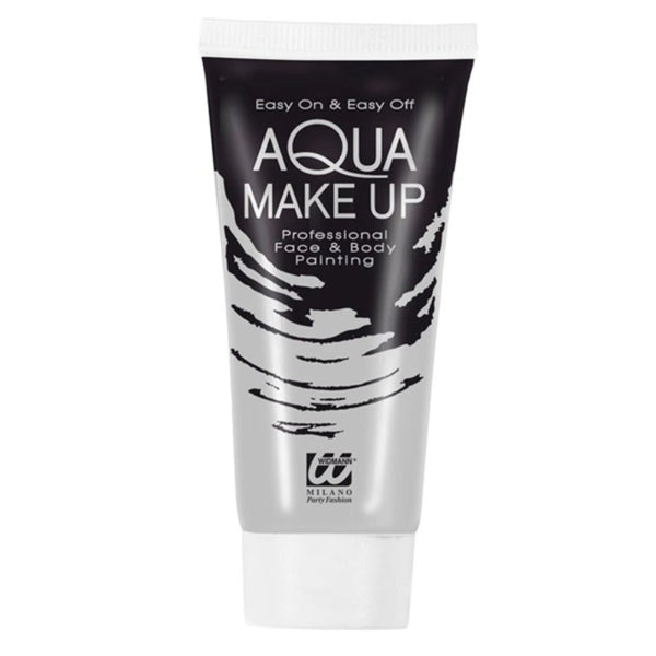 Grey Costume Makeup Tube 30ml face paint