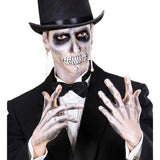 White face paint used for theatrical skeleton makeup