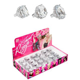 Bling style fashion ring costume accessory