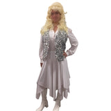 country singer costume hire fringe skirt sequin vest western outfit brisbane