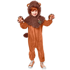 Child wearing deluxe Cowardly Lion costume from The Wizard of Oz for Book Week