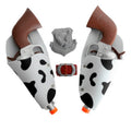 Cowboy Cowprint Double Gun Set - Black & Pink