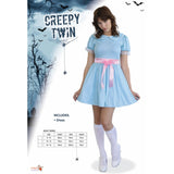 Creepy Twin Dress adult Halloween costume packaging
