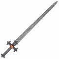Crusader Sword Red Diamante 85cm
