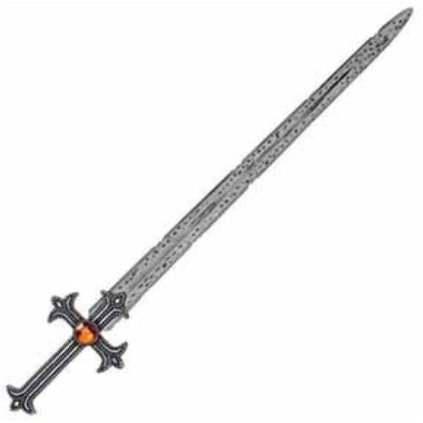 85cm God & Goddess Crusader Sword with Red Diamante – Amscan