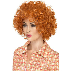 Curly Ginger Afro Wig with soft loose curls for adults