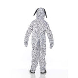 Dalmatian Children's Costume, jumpsuit with attached hood and gloves and tail.