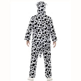 Dalmatian Dog Costume, adult, unisex with attached hood and tail. 