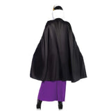 fairytale villain costume ladies black queen outfit back view