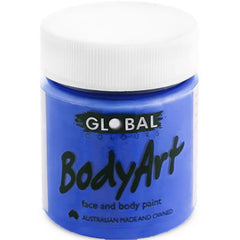 Deep blue face and body paint by Global