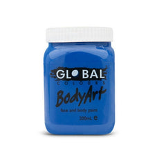 Deep blue face and body paint by Global