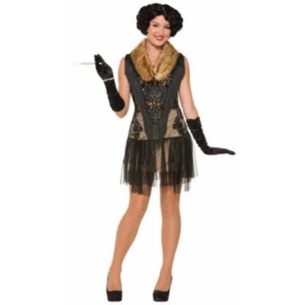 Deluxe 20s Faux Mink Wrap in light brown