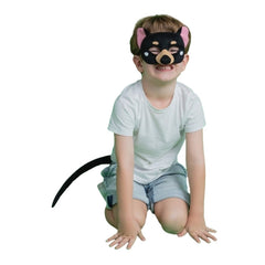 Deluxe Aussie Tassie Devil Animal Set – mask and tail set for Book Week, Australia themes, and wildlife parties.