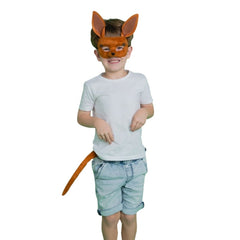 Deluxe Kangaroo Animal Set – mask and tail costume set for Book Week, Australia Day, and Letter K parties.