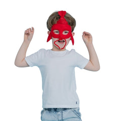 Deluxe Lobster Animal Set – red mask with claws for Book Week, Letter L, and Under the Sea themed parties.