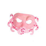 Pink octopus mask with tentacles.