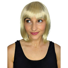 Deluxe Bob Wig Blonde – 1920s flapper style costume wig