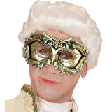 Decorative bronze Baroque style masquerade mask
