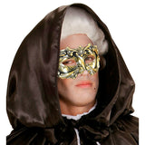 Antique Venetian style bronze masquerade mask