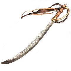 pirate sword prop 74cm deluxe caribbean costume accessory