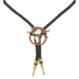 Cowboy bolo tie accessory for western costumes and country themed parties