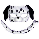 Deluxe Dalmatian Animal Set with spotted dog mask and tail by Little Safari