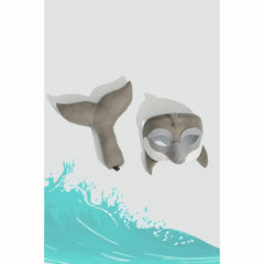 Deluxe Dolphin Animal Set with children’s dolphin mask and tail by Little Safari